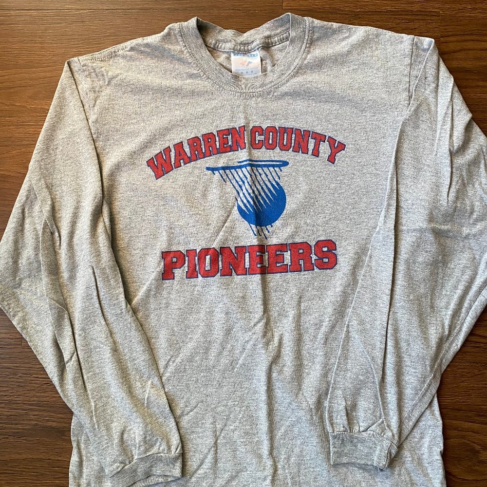 Grey Warren County Pioneers Long Sleeve Shirt